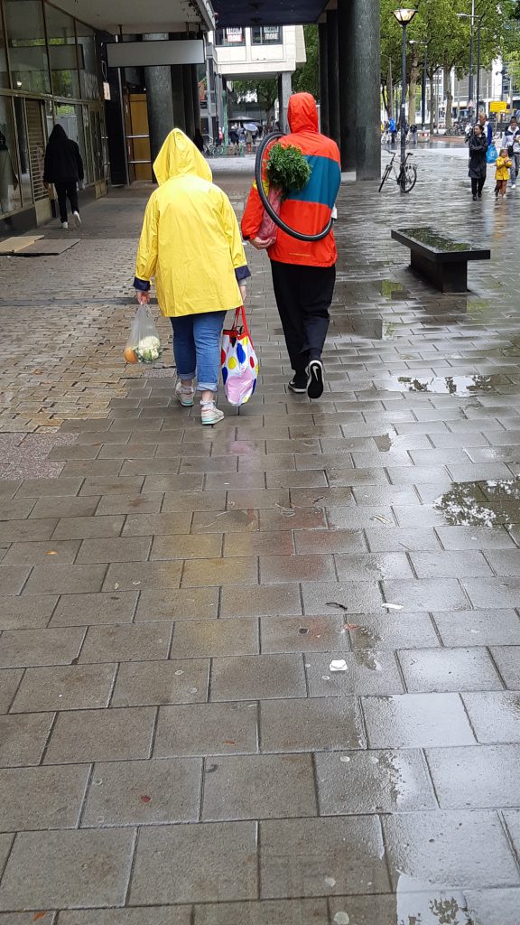 Rotterdam Daily Photo: A rainbow walks in the rain Rotterdam Daily Photo: A rainbow walks in the rain
