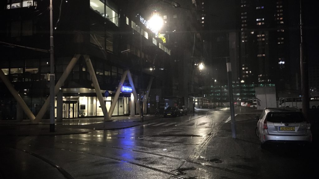 Rotterdam Daily Photo: Feeling blue in the rain