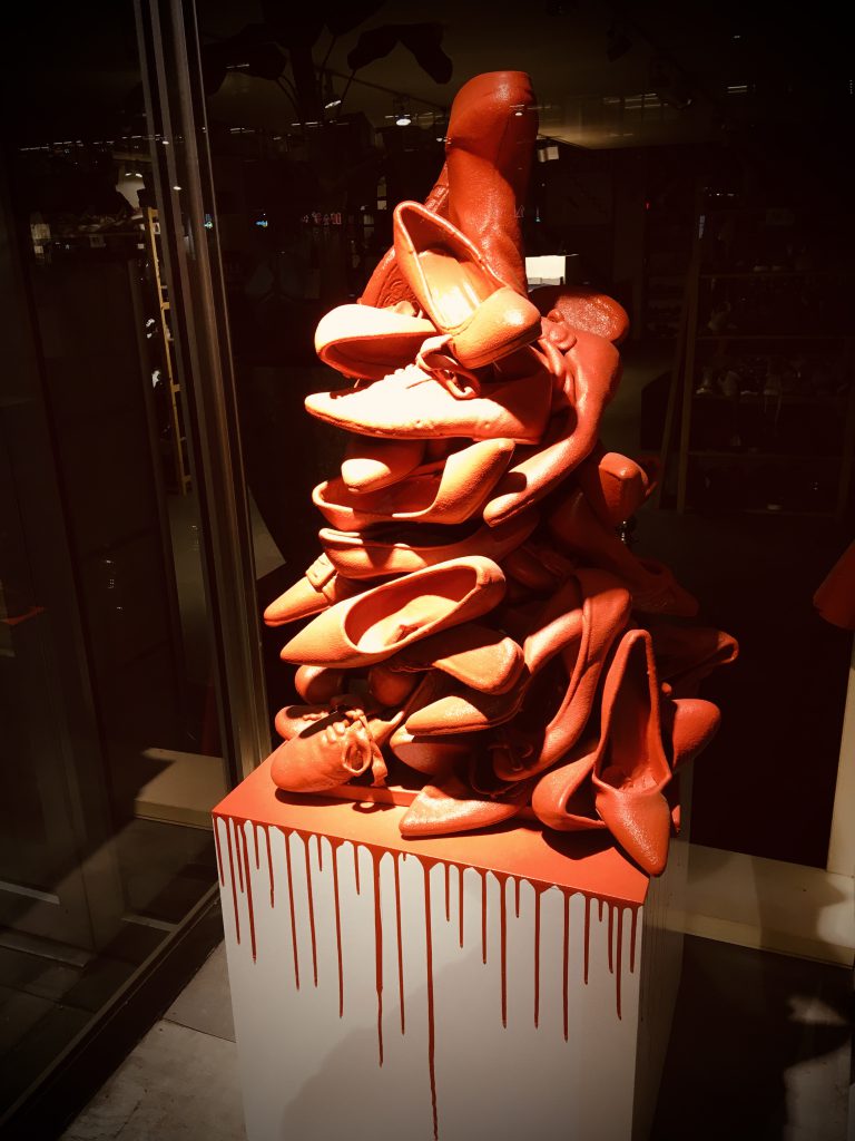 Rotterdam Daily Photo: Creepy shoes for halloween
